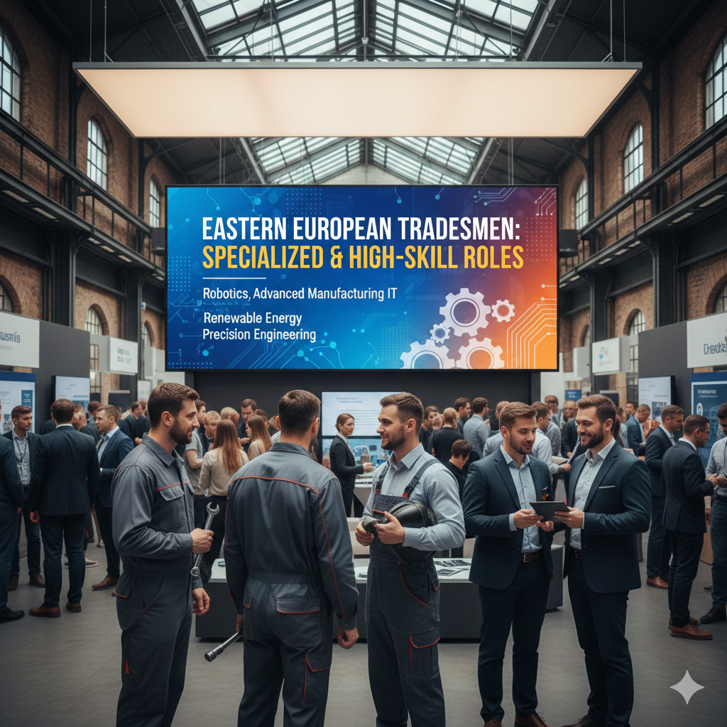 Eastern European Tradesmen Hiring for Specialized