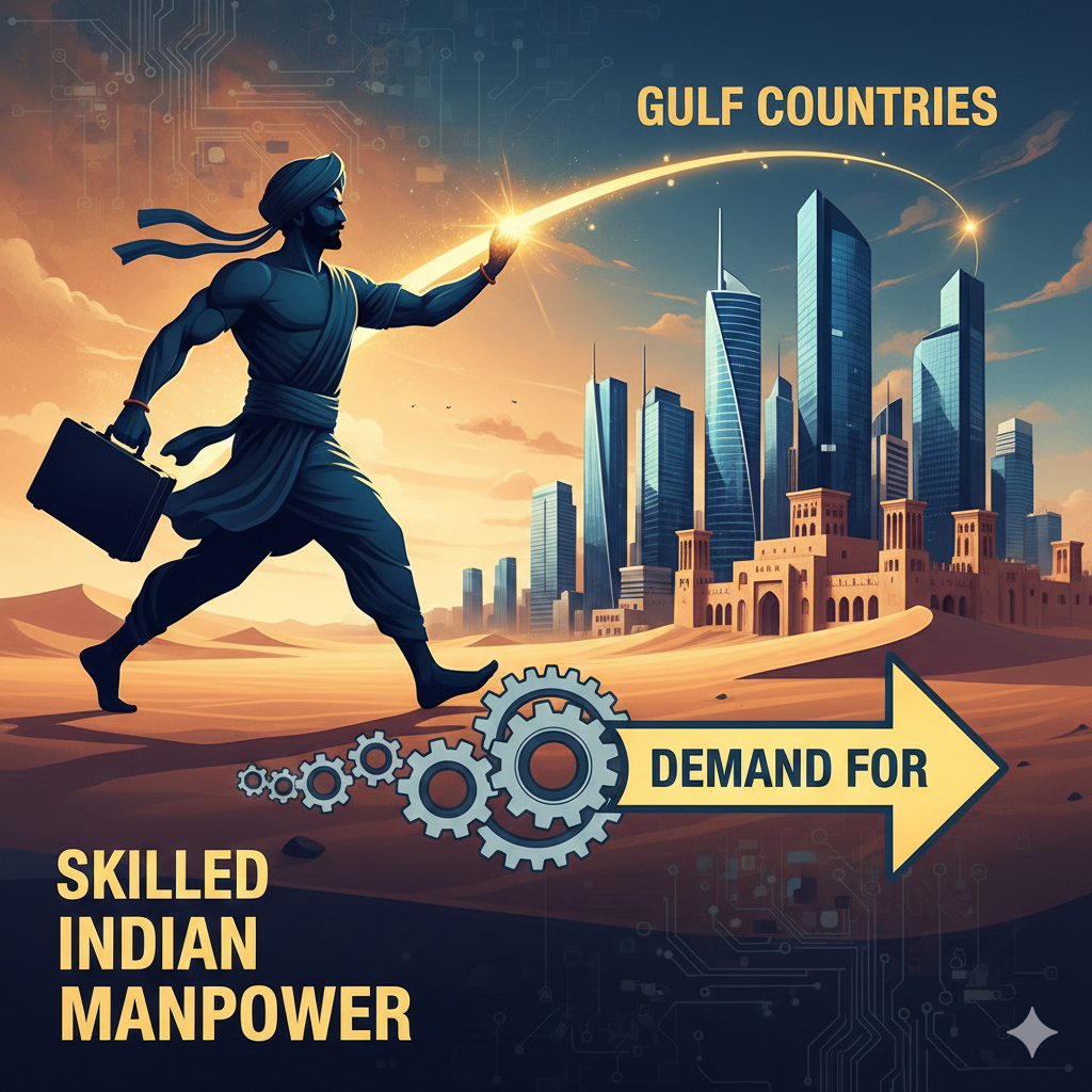 Skilled Indian Manpower in Gulf Countries