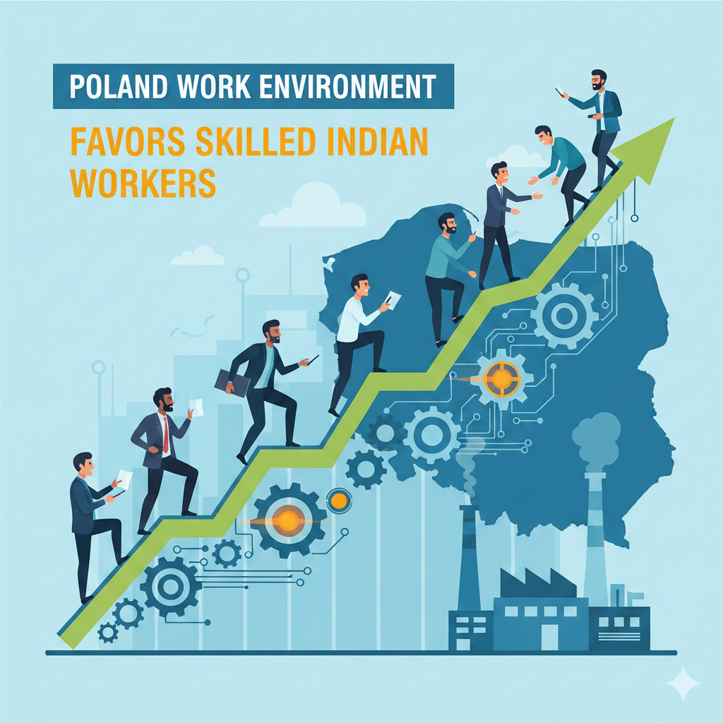 Poland Work Environment Favors Skilled Indian Workers