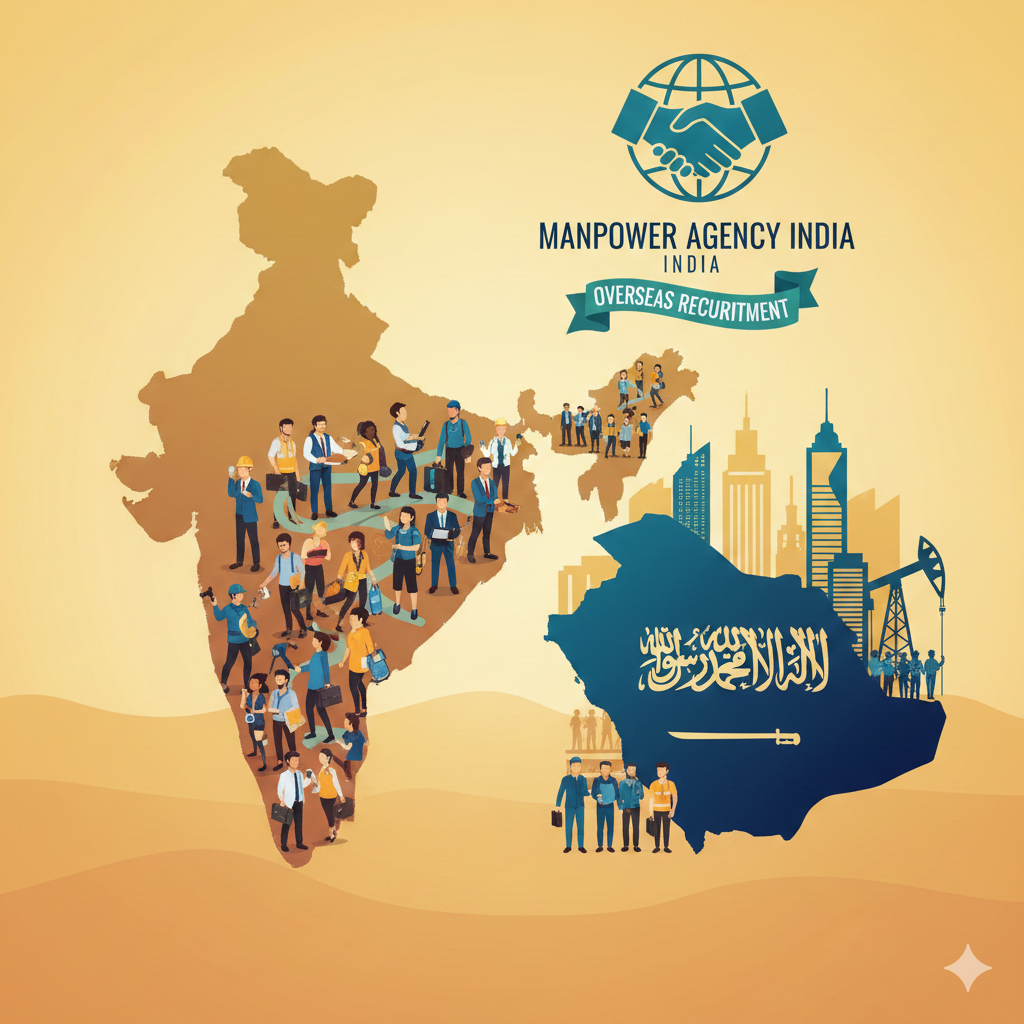 Role of Manpower Agency India for Saudi Arabia