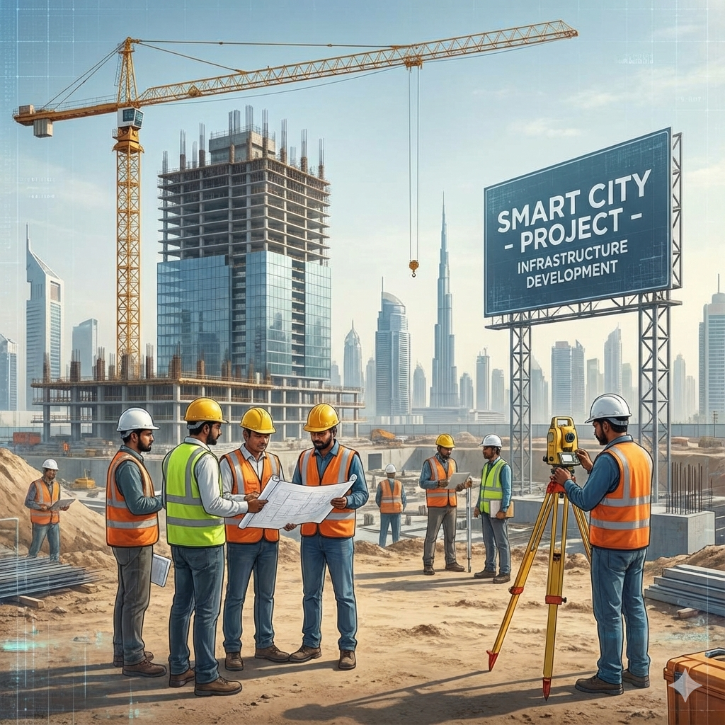 Indian Skilled Workers in Construction