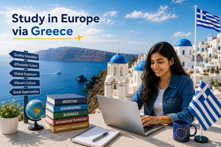 Study in Europe via Greece